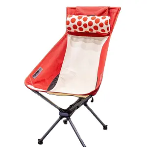 Ghế ngoài trời cho cắm trại Trọng lượng nhẹ độ xốp vải cao trở lại monn ghế