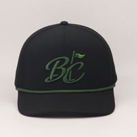 Casquette de golf et casquette de baseball sportives personnalisées, imperméables, 100 % polyester, 5 panneaux, broderie 3D de haute qualité, en gros
