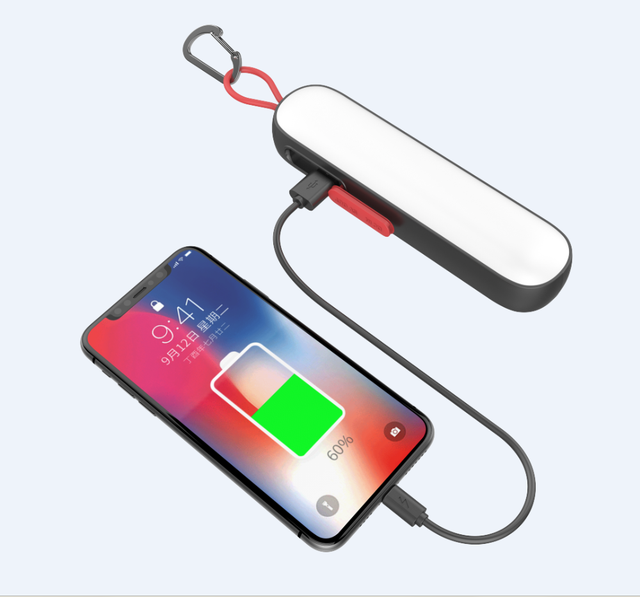 Hot Sale LED Camping Light LED Tent Light USB Charging Emergency LED Flashlight with Powerbank