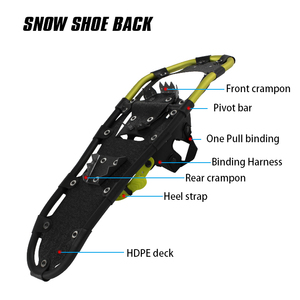 Raquetas de Nieve XATP Superligeras de HDPE con Fijación de un Tirón y Aluminio para Hombres, Mujeres y Jóvenes - Product Image 3