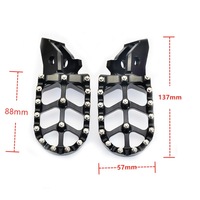 Pédales modifiées ZhaoDi SurRon Ultra Bee en acier haute résistance et aluminium, accessoire tout-terrain pour la rénovation/amélioration, garantie 1 an