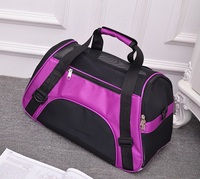 Transporteurs à la mode sac maisons Transparent voyage Portable compagnie aérienne approuvé respirant Transport chat transporteur
