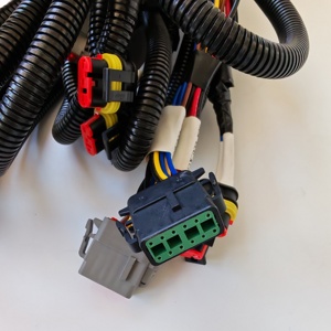 IP67 Koruma Sınıfı Çok Çekirdekli Entegre Araç Kablo Demeti, PBT/Naylon İzolasyonlu JST/Molex Konnektörlerle - Product Image 2