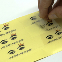 Autocollant de tatouage temporaire de sourcil imperméable jetable personnalisé