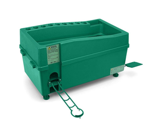 2025 SHURAN Máquina dispensadora automática portátil de pelotas de golf Caja verde OEM personalizada Fabricante de plástico sin potencia - Product Image 4