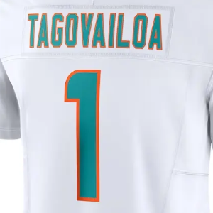 2025年新ステッチアメリカンフットボールジャージー10タイリークヒル1トゥアタゴヴァイロア5ジャレンラムジー13ダンマリーノカスタムチームジャージー - Product Image 2