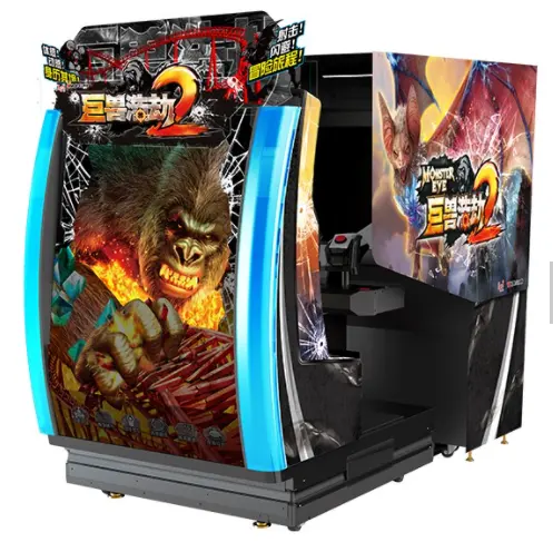 Top Sale Muntautomaat Indoor Amusement Schieten Arcade Game Machine Monster Oog 2 Schietspel Te Koop