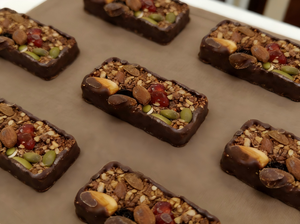 Collation nutritive au chocolat noir et aux noix, substitut de <span class=keywords><strong>petit</strong></span>-déjeuner, repas sain et satiant à base d'avoine - Product Image 2