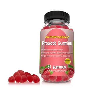 Diskon Besar Probiotik Gummy Vegan Probiotik Kompleks Vitamin Gummy Bear Candy