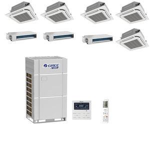 Système de climatisation multi-zones VRF VRV R410A R32 DC Inverter, climatiseurs centraux, climatisation domestique - Product Image 2