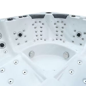 Baignoire à bulles, nouvelle arrivée, 6 personnes, autoportante, moderne, utilisation hôtelière, acrylique, hydromassage, bain à remous, spa extérieur, chaud - Product Image 5