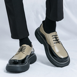 Zapatos Oxford de Hombre Británicos, Impermeables, de Cuero Genuino, Punta Cerrada, Hechos a Mano, para Boda, Formales, Casuales de Negocios, Antideslizantes, con Hebillas y Correas - Product Image 5
