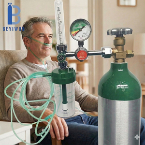 Bình oxy nhôm kiểu dáng phổ biến, dung tích nhỏ gọn DOT ME <span class=keywords><strong>1L</strong></span> 1.68L 2L 2.75L 4.55L 8L 10L 20L 680 lít, đang bán - Product Image 6