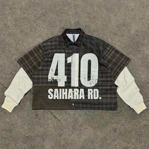 <span class=keywords><strong>T</strong></span>-<span class=keywords><strong>shirt</strong></span> en coton de qualité supérieure pour homme, poids lourd, 300 GSM, 100% coton, surdimensionné, manches longues, logo et designs personnalisés - Product Image 1