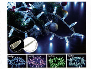 <span class=keywords><strong>Guirlande</strong></span> lumineuse de <span class=keywords><strong>Noël</strong></span> connectable, étanche IP67, pour <span class=keywords><strong>extérieur</strong></span>, avec commande par bouton - Product Image 3