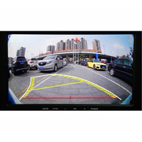 Caméra de recul AHD 1080P avec vision nocturne, étanche IP68, trajectoire dynamique à 180 degrés, pour cadre de plaque d'immatriculation européenne