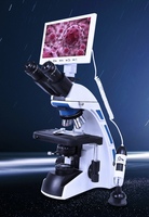 Trinocular Biological Microscope Laboratory Bacterial Analysis High-precision Measurement