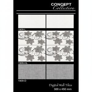 300x450mm Precio barato 30x45mm Azulejos de pared de cerámica brillante para baño e inodoro - Product Image 1