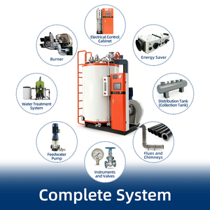 Generador de Vapor Industrial Vertical Automático de Arranque Rápido LSS de 0.3-4 Toneladas de Alta Eficiencia con Tubo de Serpentín Sin Tubos para Cultivo de Hongos - Product Image 3