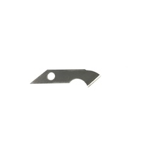 Couteau utilitaire à lame fixe en acier à haute teneur en carbone, manche en acier inoxydable, épaisseur de lame de 0,6 mm pour couper les plaques, les panneaux et les feuilles d'acrylique