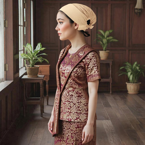 Bonnet intérieur en coton tricoté décontracté pour femme, anti-douleur auriculaire, personnalisable, idéal pour l'automne - Product Image 2