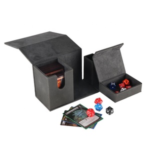 Caja de cubierta de cuero PU impresa con logotipo personalizado para juegos de mesa, tamaño personalizable, embalaje de regalo, tarjetero, juego de mesa, función de colección - Product Image 1