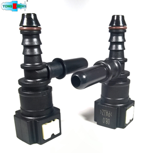 Auto <strong>Parts</strong> B14 <strong>7</strong>.89mm T Shape <strong>3</strong> <strong>Ways</strong> 2 Button QC Connector SAE 5/16 Fuel Liquid Quick Connector for PA Tube 8X1 - Product Image 6