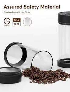 OUTPEAK <span class=keywords><strong>Neo</strong></span> – Bocal à <span class=keywords><strong>caf</strong></span>é sous vide en verre borosilicate haute performance, détection automatique de pression, capacité 500g, fonctionnement à un bouton, 100% hermétique - Product Image 6