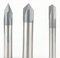 Sólido CNC Carburo de chaflán Router Bits/60/90/120 grado V-Ranura de fresado para madera ¡de aluminio de acero