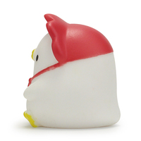 Mini jouet de bain en caoutchouc PVC en forme de canard blanc, couineur et flottant, avec logo personnalisé, pour bébés de 0 à 24 mois, vente en gros