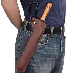 Tongs <span class=keywords><strong>de</strong></span> camping portables avec housse en cuir, étui <span class=keywords><strong>de</strong></span> transport pour charbon <span class=keywords><strong>de</strong></span> <span class=keywords><strong>bois</strong></span>, étui <span class=keywords><strong>de</strong></span> protection en PU avec boucle <span class=keywords><strong>de</strong></span> ceinture - Product Image 5