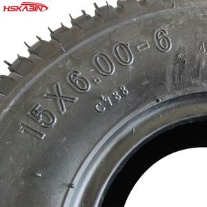 Nouveau pneu plein pour moto, vélo de plage, VTT 15*6.00-6, pneu extérieur pour pelouse - Product Image 4