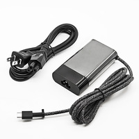 Pengisi daya Laptop adaptor daya tipe C, 65W pengisi daya cepat untuk HP Laptop 20V 3,25 A pengisi daya Laptop elips