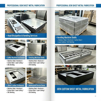Boîtier de projet PCB en aluminium extrudé usiné sur mesure par CNC avec dissipateur thermique pour dispositif électronique industriel