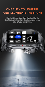 Nuevo Producto 2026 S320B Reloj Inteligente Deportivo para Exteriores, Brújula, Pantalla HD de 2.02 Pulgadas, Luces Dobles de Alto Brillo, Reloj Inteligente Resistente al Agua - Product Image 3