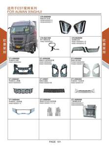 Pièces détachées pour camion Beijing BAIC Auman Foton : phare, pare-chocs, rétroviseur, feu arrière, garde-boue, calandre, plaque latérale, pare-soleil, porte - Product Image 5