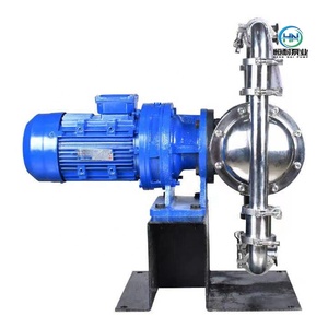 Pompe à membrane 220v Offre Spéciale marmelade de pommes de terre pompe à membrane de qualité alimentaire DBY <span class=keywords><strong>Double</strong></span> Membrane pompe à membrane à entraînement électrique