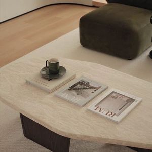 Piccolo tavolino ovale in stile italiano francese Design moderno ispirato all'antica pietra della grotta per spazi tranquilli <span class=keywords><strong>sala</strong></span> <span class=keywords><strong>da</strong></span> <span class=keywords><strong>tè</strong></span> - Product Image 2