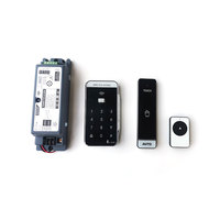 Kit de Interruptor Inteligente con Teclado de Control de Acceso Inalámbrico, Compatible con Contraseña, Tarjeta y Huella Dactilar, Tres Métodos para Abrir la Puerta