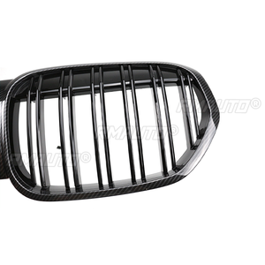 Calandre de pare-chocs avant pour BMW X1 F48 LCI 2020 - 2022, aspect fibre de carbone, style M Performance, pièces de rechange pour calandre de course - Product Image 4