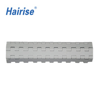 Convoyeur à bande modulaire à plateau plat série Hairise Har1505 avec courroie à courroies plates et courroie à courroies à pointes, pièce de convoyeur pour ligne de production