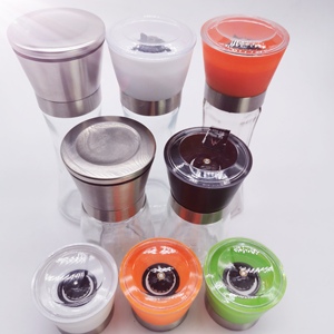Broyeur de moulin à poivre noir en acier inoxydable de bouteille en <span class=keywords><strong>verre</strong></span> de haute qualité - Product Image 6