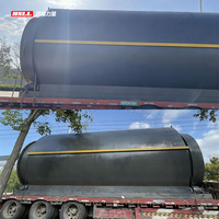 Machine de pyrolyse intermittent pour transformer les pneus usagés, les plastiques jetés et les boues huileuses en huile combustible