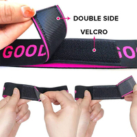 Bandeau en silicone personnalisé avec logo imprimé réglable, antidérapant à l'intérieur, sangle en dentelle personnalisée, bande en polyuréthane pour les bords
