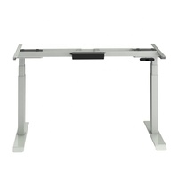 Cadre de table électrique réglable en hauteur bureau debout assis pour se tenir debout avec double moteur 3 étapes ascenseur