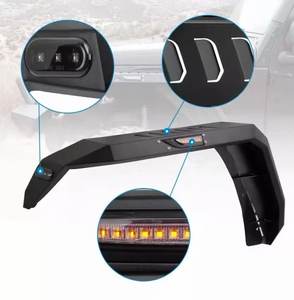 Ailes avant en acier texturé pour Jeep Wrangler JK JKU 2/4 portes 2007-2018, 4 pièces, élargisseurs robustes avec lumières LED - Product Image 6