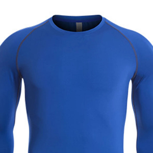 Long Sleeve Compression Shirt Plain Solid <b>Raglan</b> Sleeves Quick Dry Athletic Base Layer Gym Workout <b>Top</b> - Product Image 4