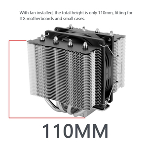 Refroidisseur d'air Thermalright Peerless Assassin 90 SE avec <span class=keywords><strong>4</strong></span> tubes en cuivre, ventilateur de radiateur avec vitesse de 2200 tr/min, refroidissement par glace pour processeur - Product Image 6