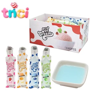 Bonbons liquides à presser aromatisés à la crème glacée, 4 saveurs (Fraise, <span class=keywords><strong>Myrtille</strong></span>, Pomme Verte, Mangue) pour la vente en gros aux détaillants et aux magasins de proximité - Product Image 2