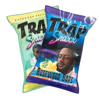 Résistant aux enfants 1g 3.5g 7g 14g 28g Gram Mat Noir Odeur Preuve Zip Lock Personnalisé Imprimé 3.5G Mylar Sacs